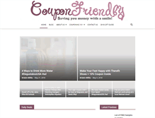 Tablet Screenshot of couponfriendly.com